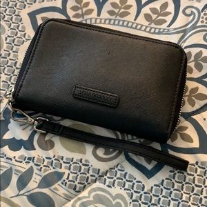 Vera Bradley black wristlet wallet